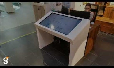 Поставка интерактивного стола для "Мебель голд"